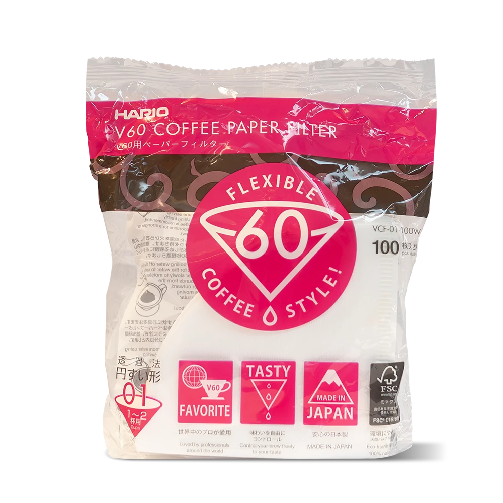 Hario V60 01 Paper Filters | 1-2 cup